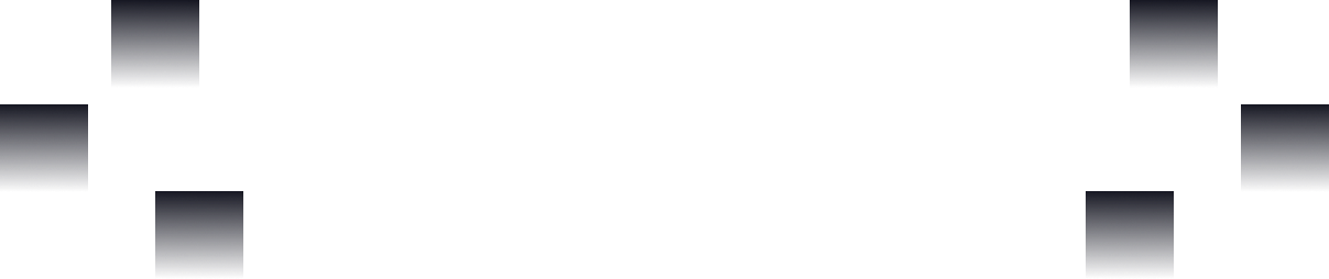 Imagem com fundo transparente com 3 quadrados do lado esquerdo e direito com cor com escuro solida com opacidade.