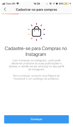 Compras no Instagram para empresas