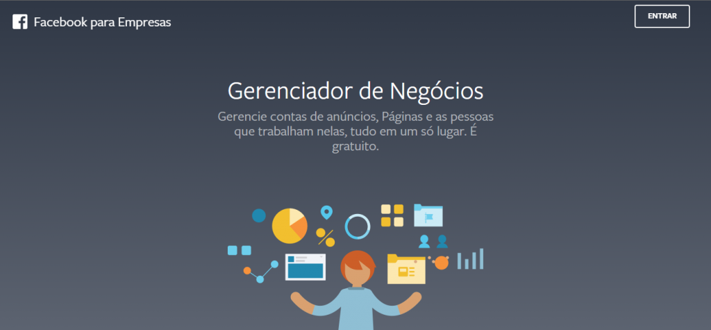 gerenciador de negócios facebook