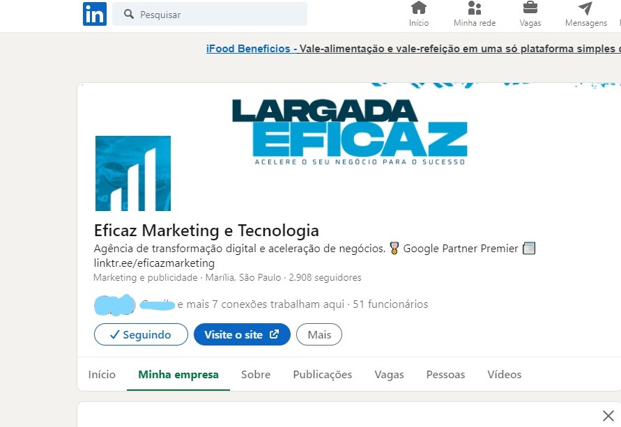 linkedin company page