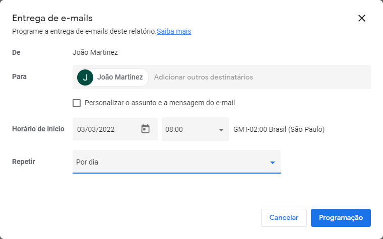 google data studio como usar